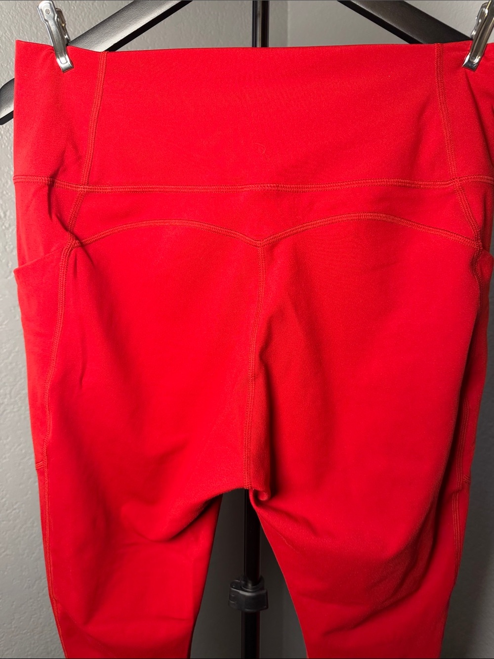 Fabletics Bright Red High-Waist Leggings - Picture 6 of 6